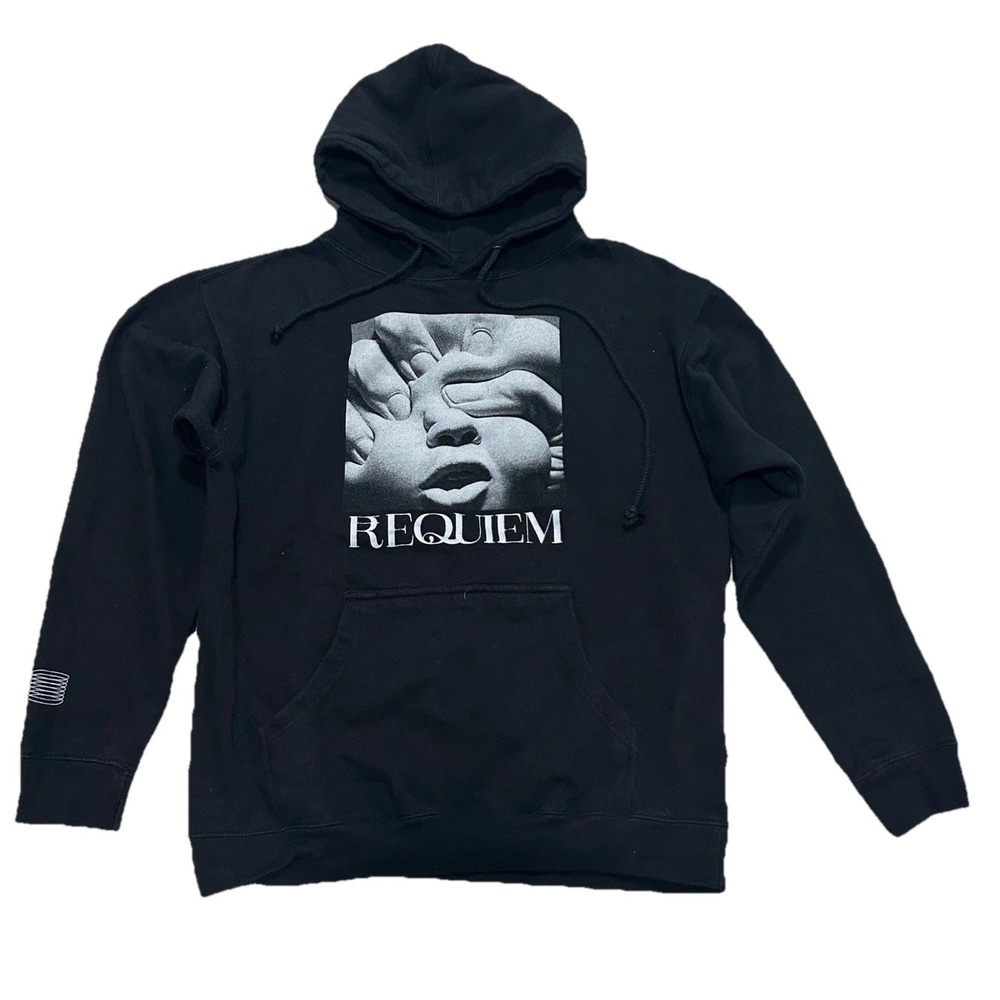 Korn Requiem Album Graphic Hoodie Black Mens Medium Official Band Merch Nu Metal